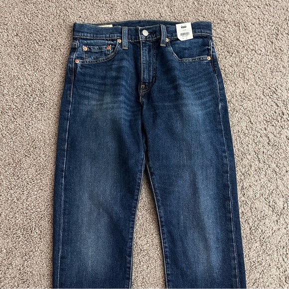 Levi's 502 Slim Straight Denim Jeans Mens W29 L32 - Picture 4 of 11
